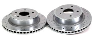 Dodge Ram 1500 Brake Rotors (2) - Rear - Baer Brakes - Slot & Drilled - `04-`06